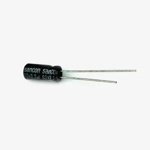 2.2uF/63V Radial Electrolytic Capacitor