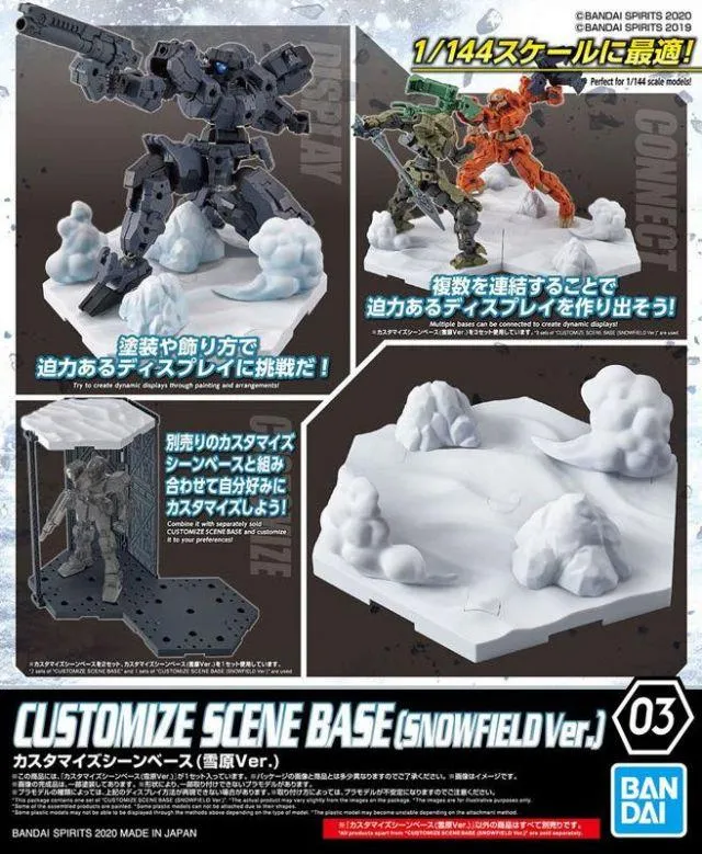 30 Minutes Missions #03 Customize Scene Base (Snowfield Ver.) Model Kit