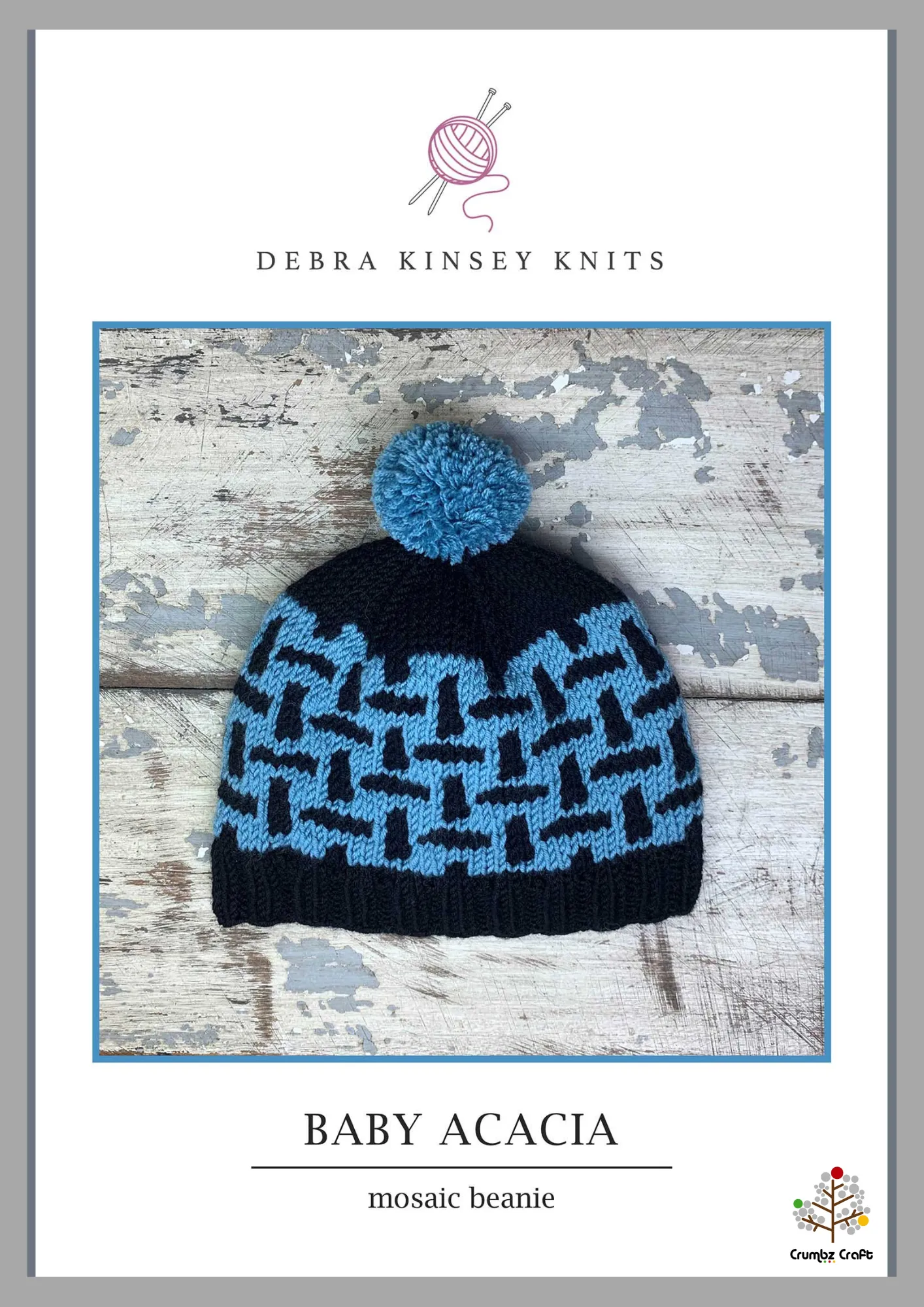 3508 Baby Acacia Mosaic Beanie (e-pattern)