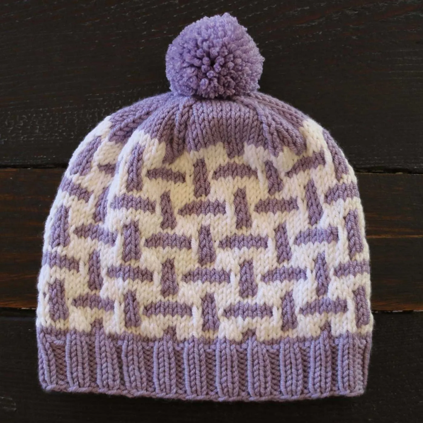 3508 Baby Acacia Mosaic Beanie (e-pattern)