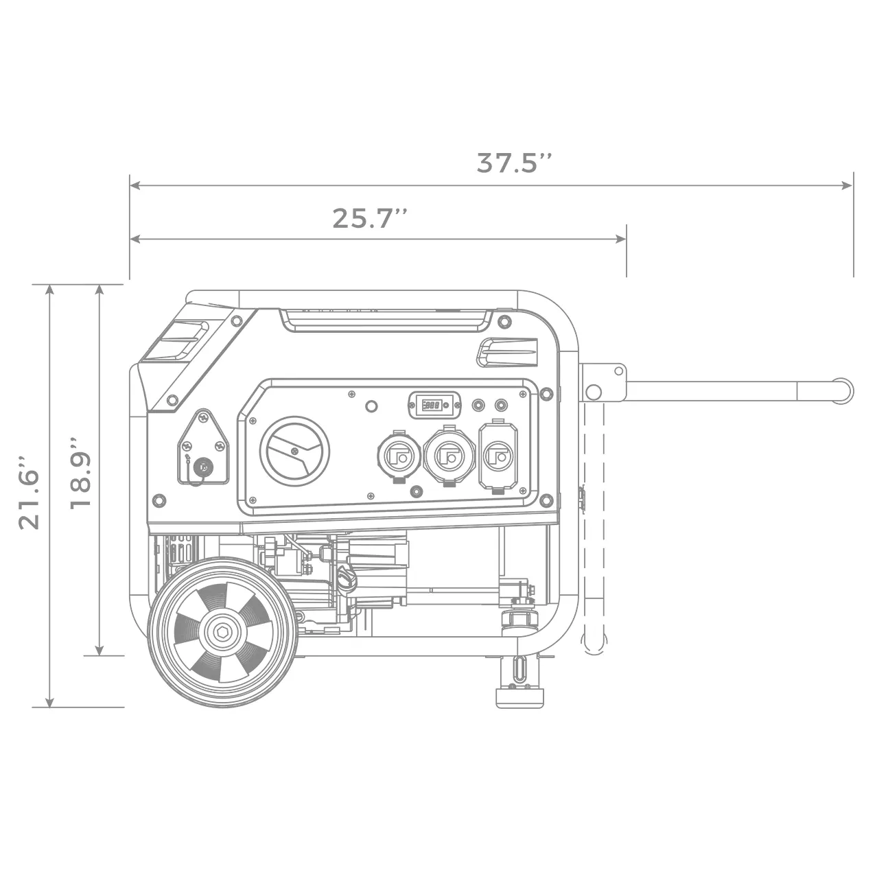 3650W GAS 3300W LPG Recoil Start Gas/Propane Dual Fuel Generator