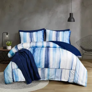 6 PCS BED SET SERENITY SLUMBER BLUE