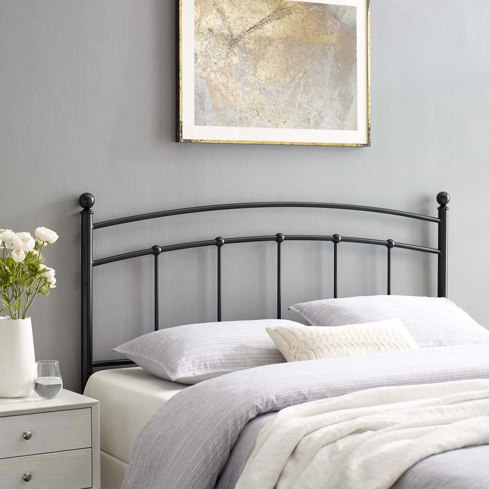 Abigail Metal Headboard by Modway