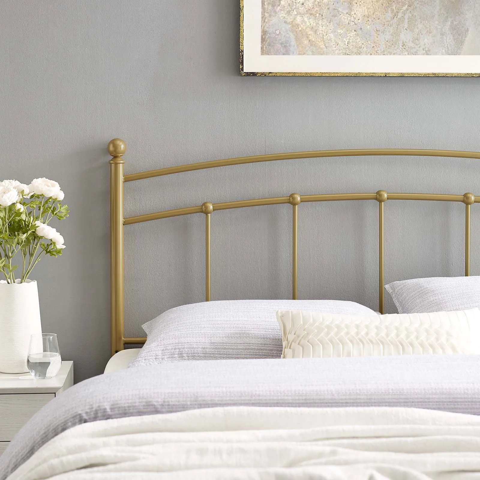 Abigail Metal Headboard by Modway