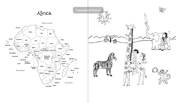 Africa Coloring Book