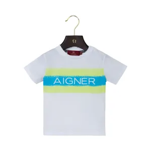 Aigner Kids Baby Boy's White T-Shirt