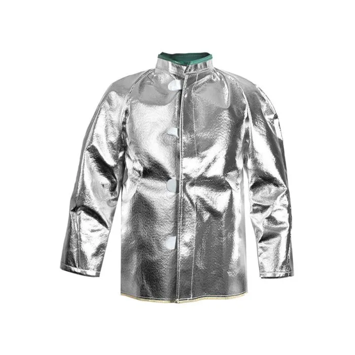 Aluminized Coat - 19 oz. Carbon/Para-Aramid, 30 or 45 in. Long Deluxe Ventilated Jacket