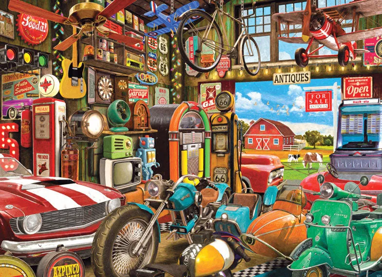 Antiques Garage Jigsaw Puzzle