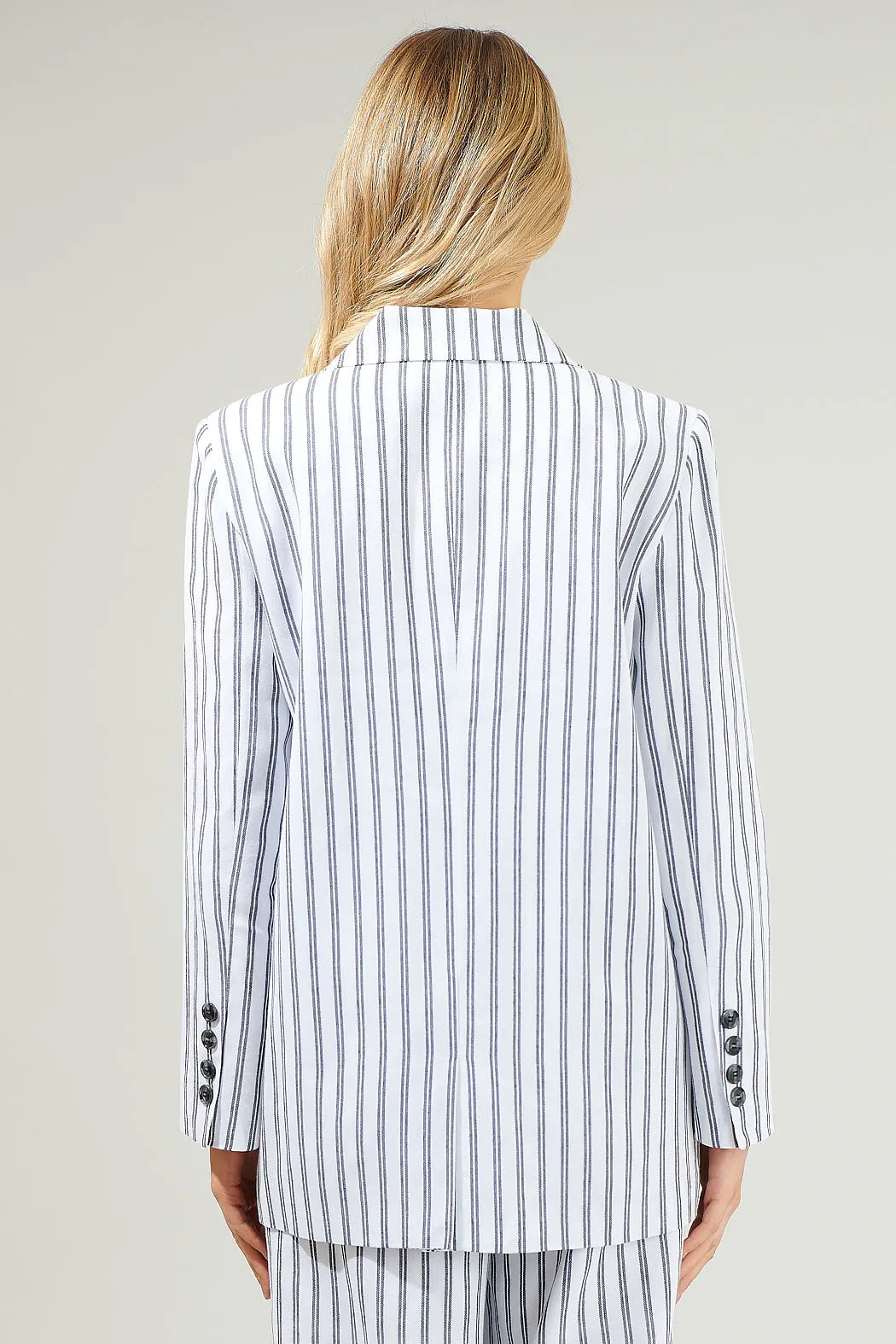 Arlah Striped Oversized Blazer