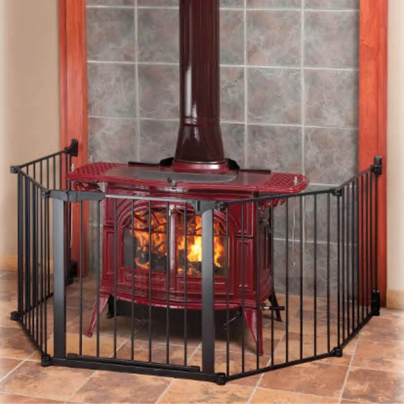 Auto Close Hearth Gate - Black