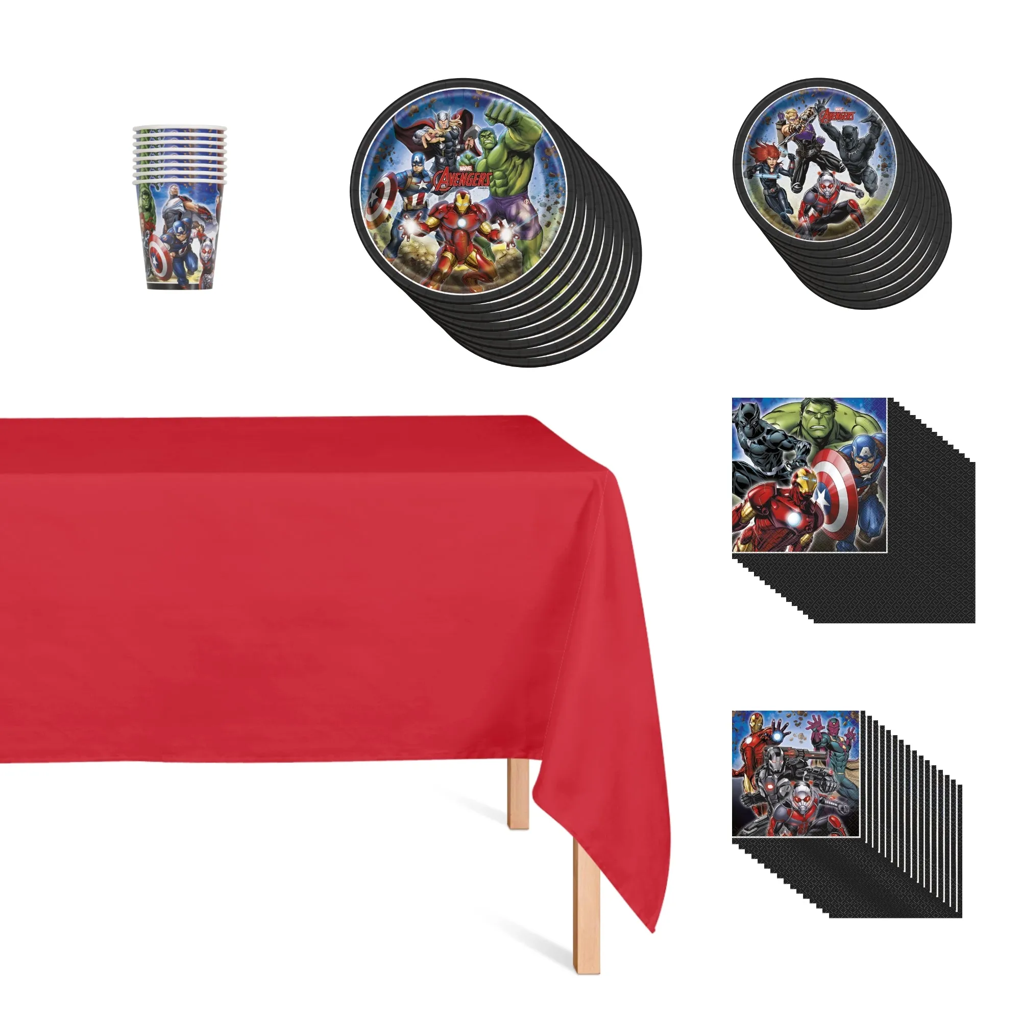 Avengers Basic Tableware Party Kit, 8 Guests