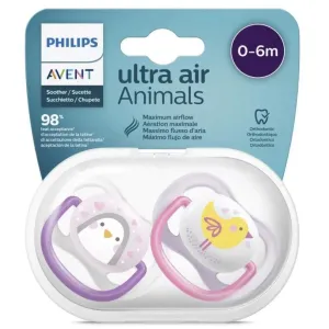 Avent Ultra Air Design Baby Soother (0 - 6m) - Animals