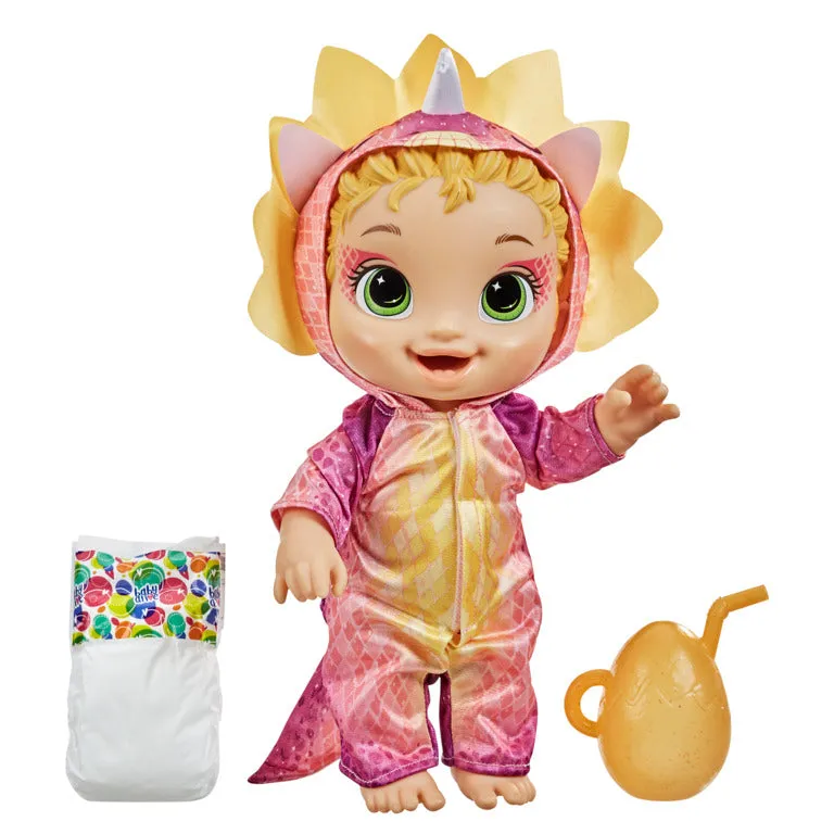 Baby Alive Dino Cuties Dress Up Doll Blonde