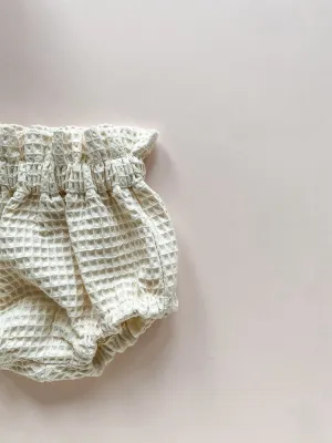 Baby bloomers / waffle - ecru