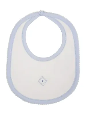 Baby Boy's Blue Diamond Bib