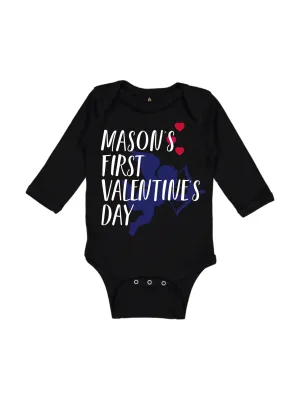 Baby Boys First Valentine's Day Bodysuit