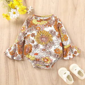 Baby Chrysanthemum Rompers