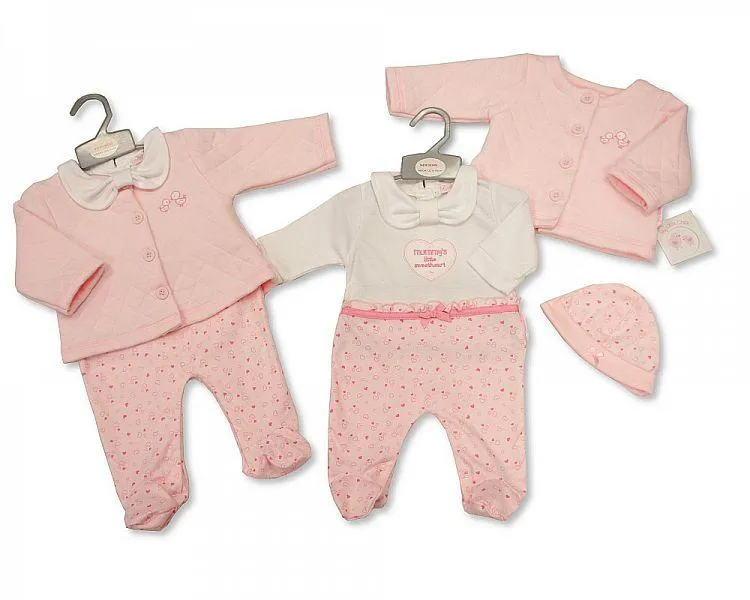 Baby Girls 2 Pieces Set with Hat 0-3 M (Bis 2026-1871)