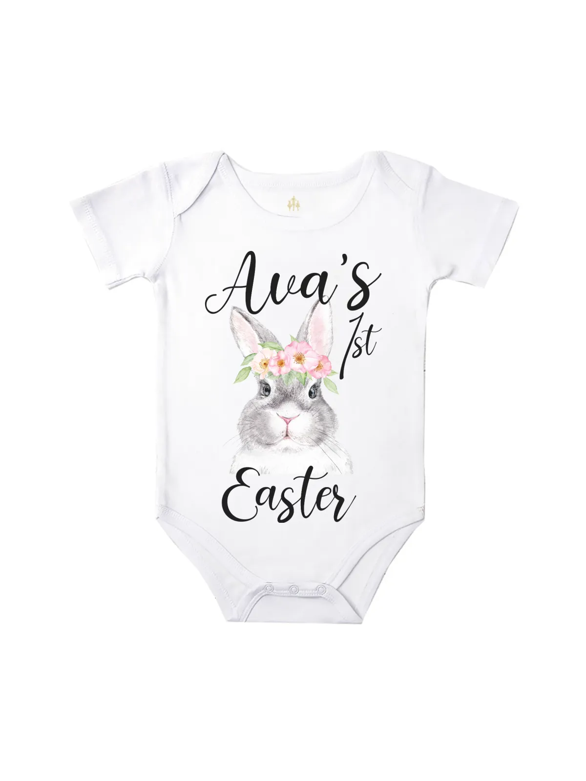 Baby Girl's First Easter Outfit - White   Pink