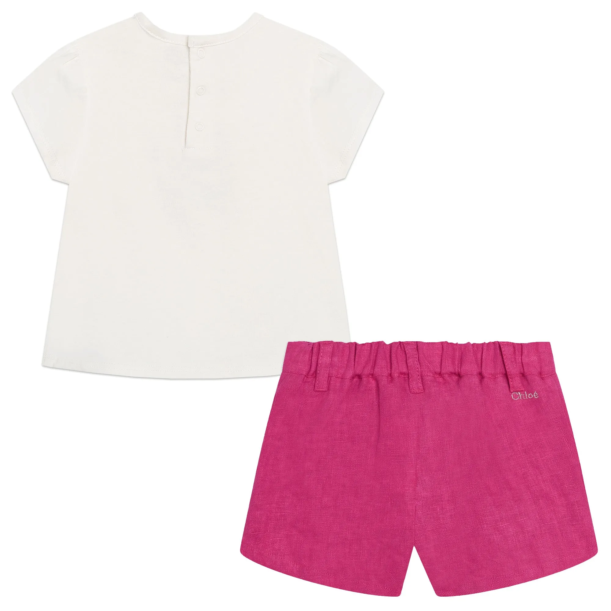 Baby T-Shirt & Pink Shorts