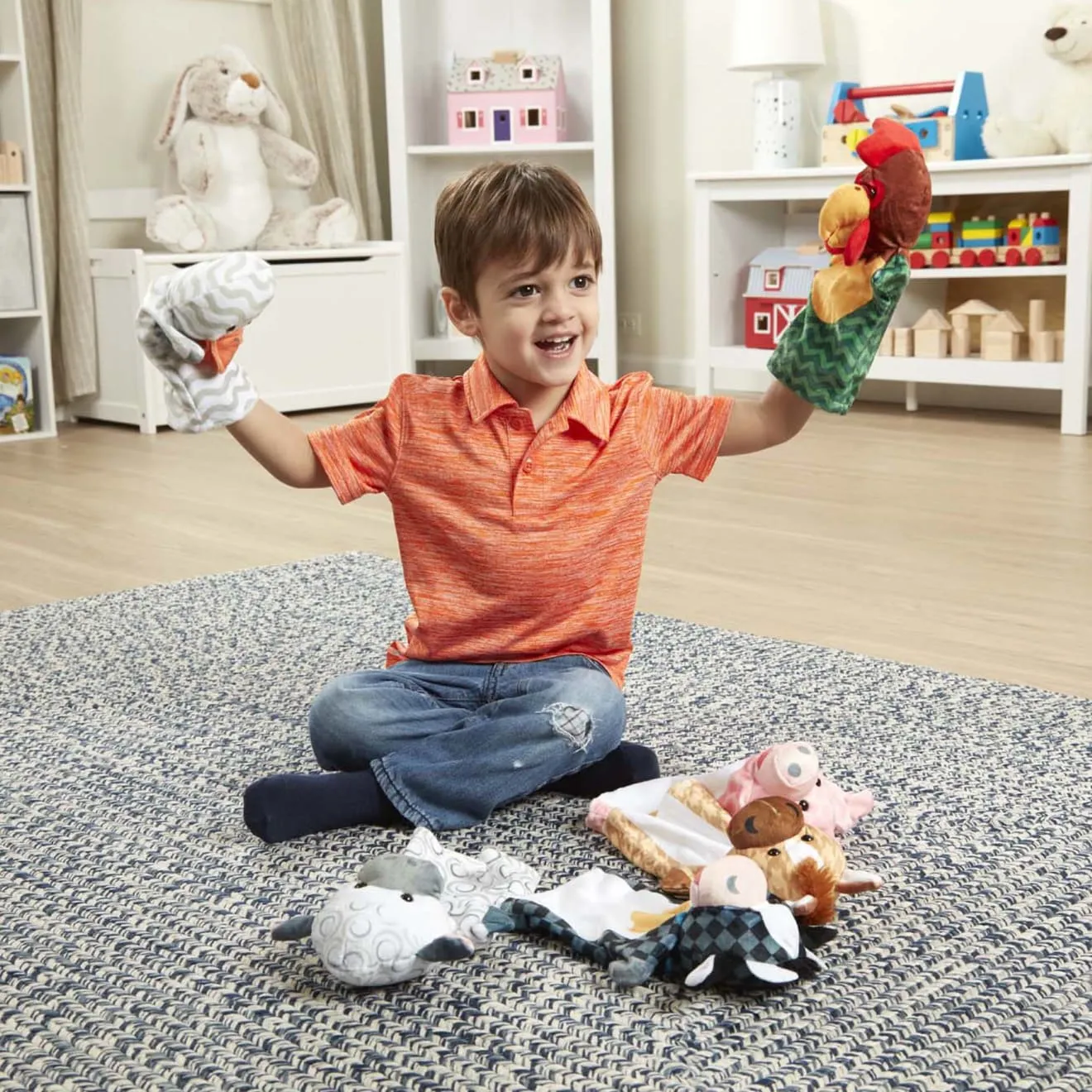 Barn Buddies Hand Puppets (6 Pc)