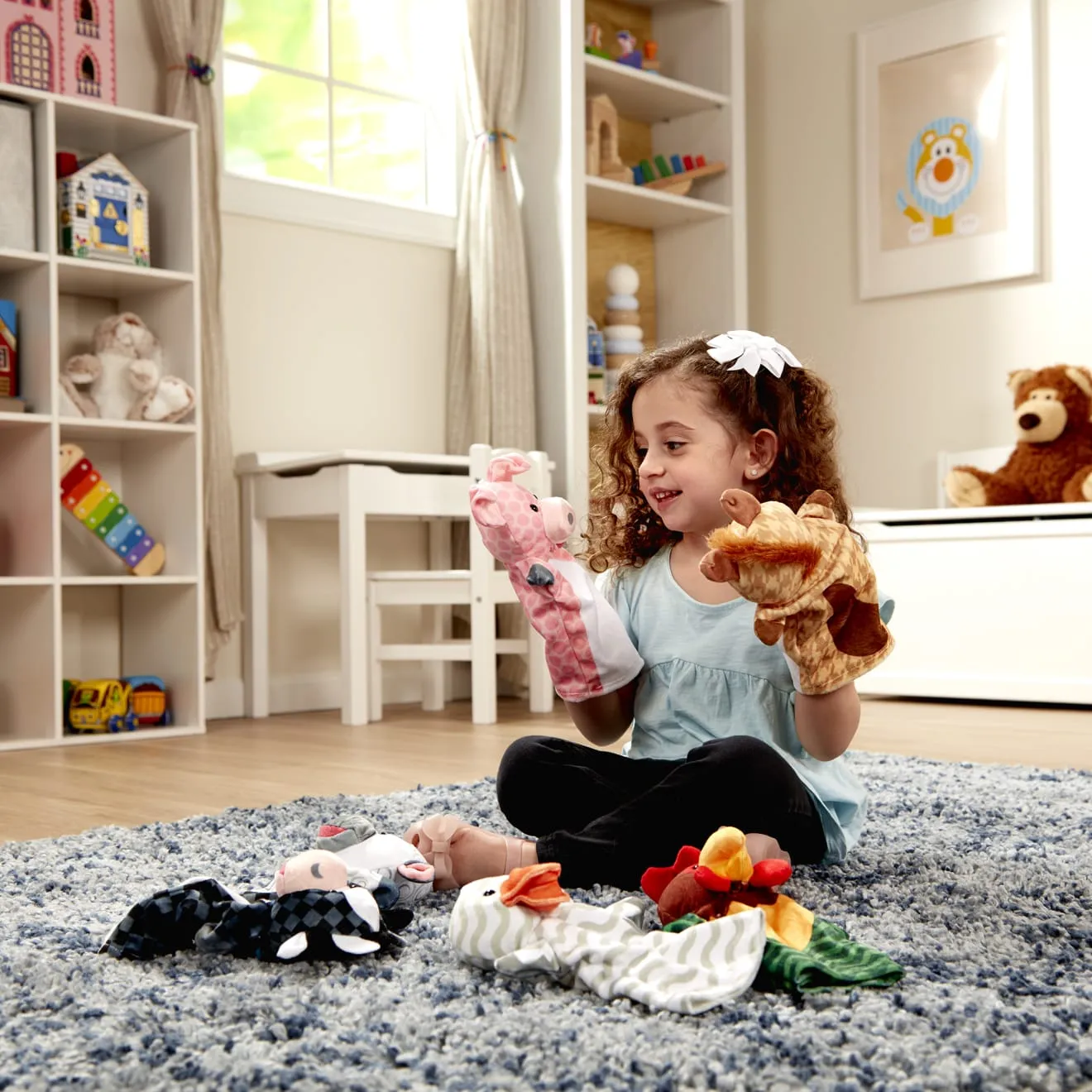 Barn Buddies Hand Puppets (6 Pc)