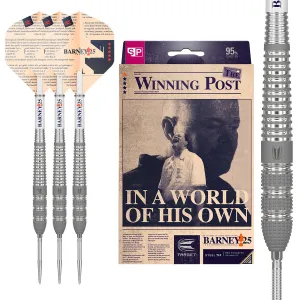 Barney 25 95% Tungsten SP Steel Tip Darts by Target