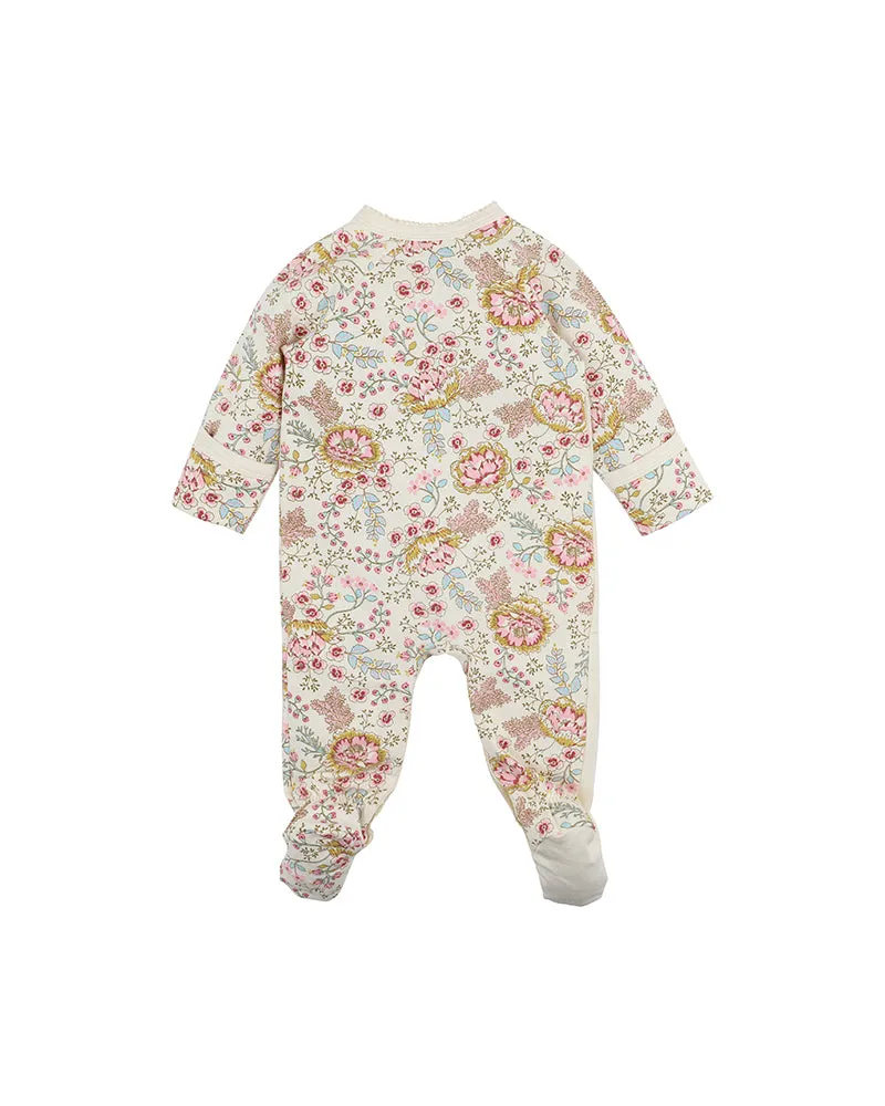 Bebe Margot L/S Warp Onesie - Margot Print (Size NB-0)