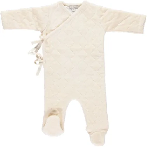 Bebe Organic Natural Melides Padded Overall