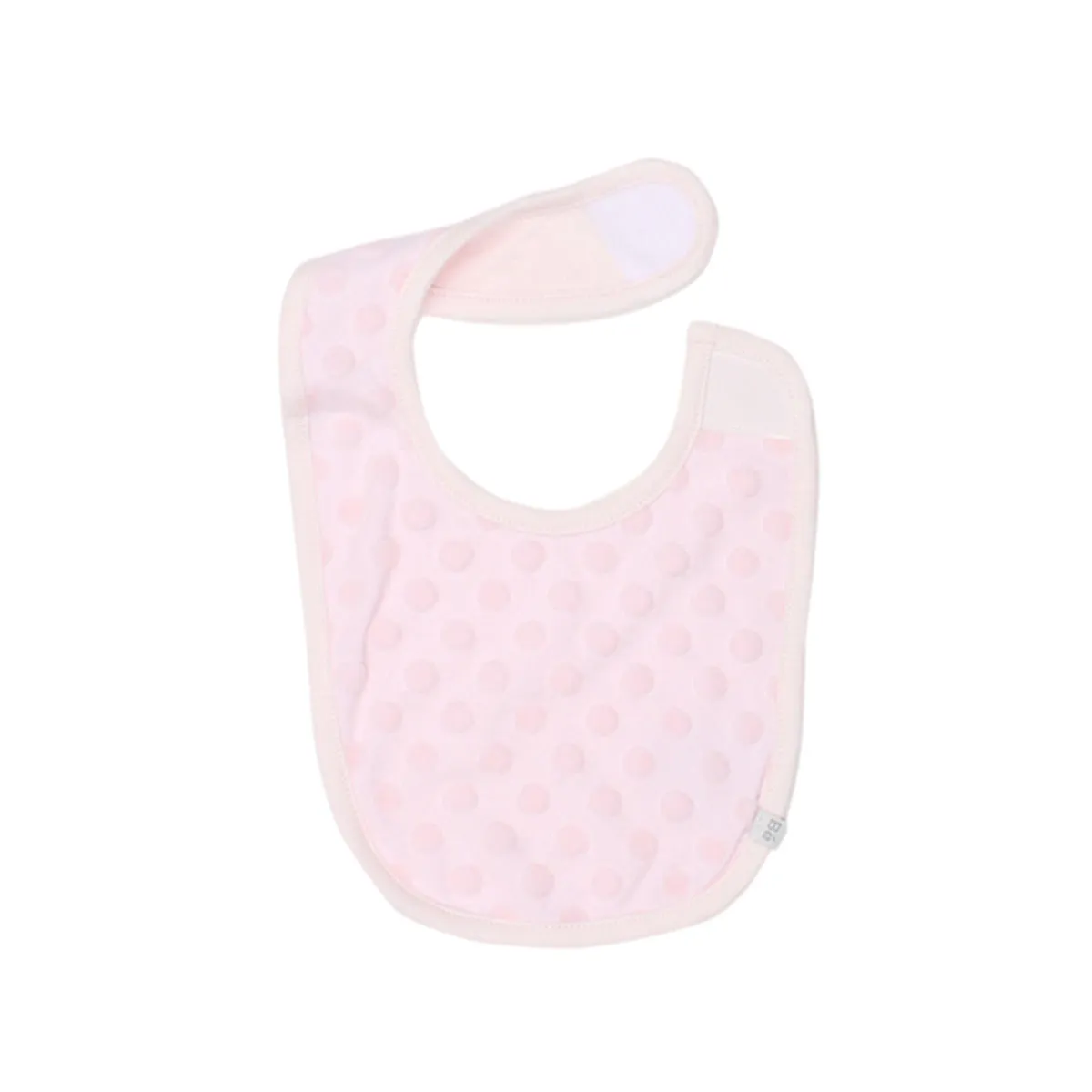 Bebe Spot Layette Bib in Pink