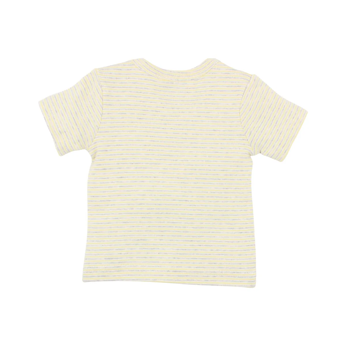 Bebe Unisex Mouse Tee in Lemon Stripe