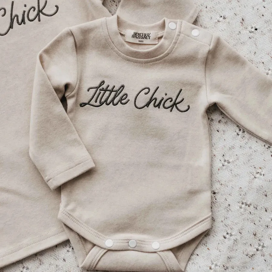 Bencer & Hazelnut Little Chick L/S Bodysuit/Tee