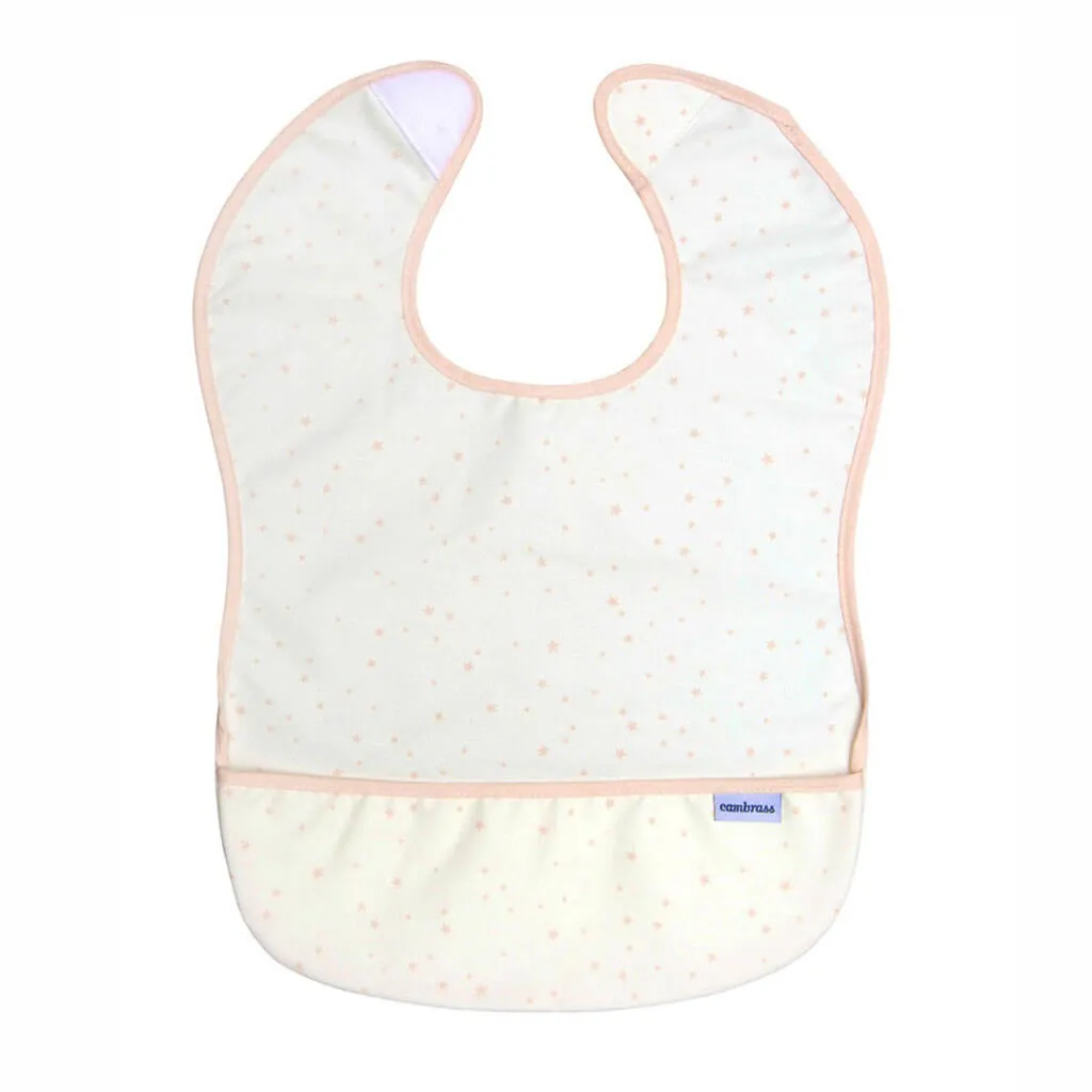 Bib Square Astra Stars Pink