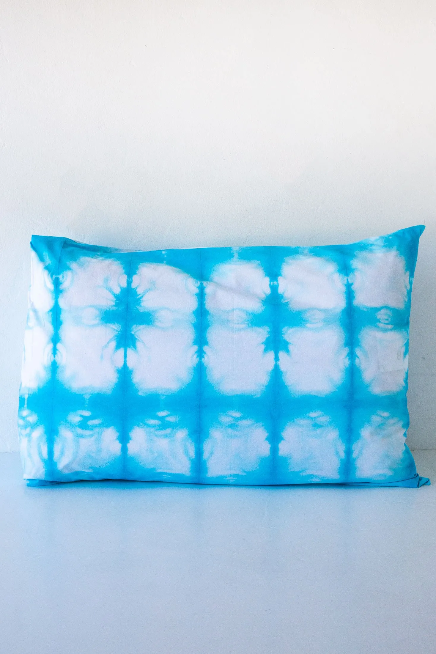 Blessed White/Blue Cloud Tye Dye & Shibori Pillow cases