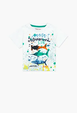 Boboli Fish Tee