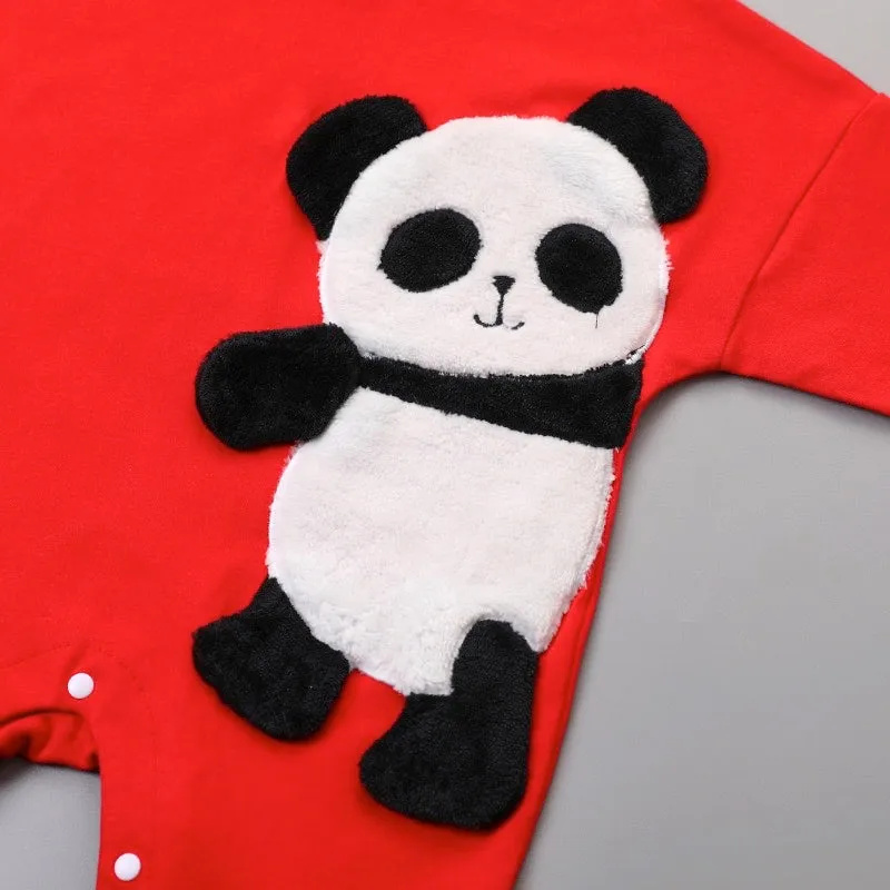 Boys And Girls Panda Rompers