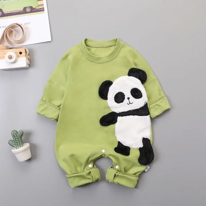 Boys And Girls Panda Rompers