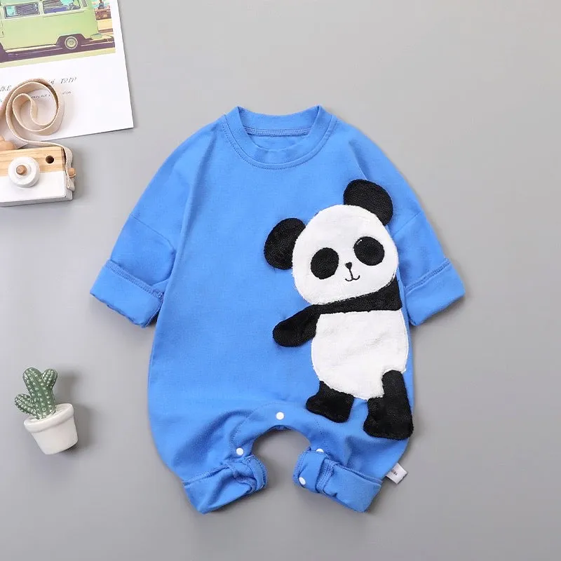 Boys And Girls Panda Rompers