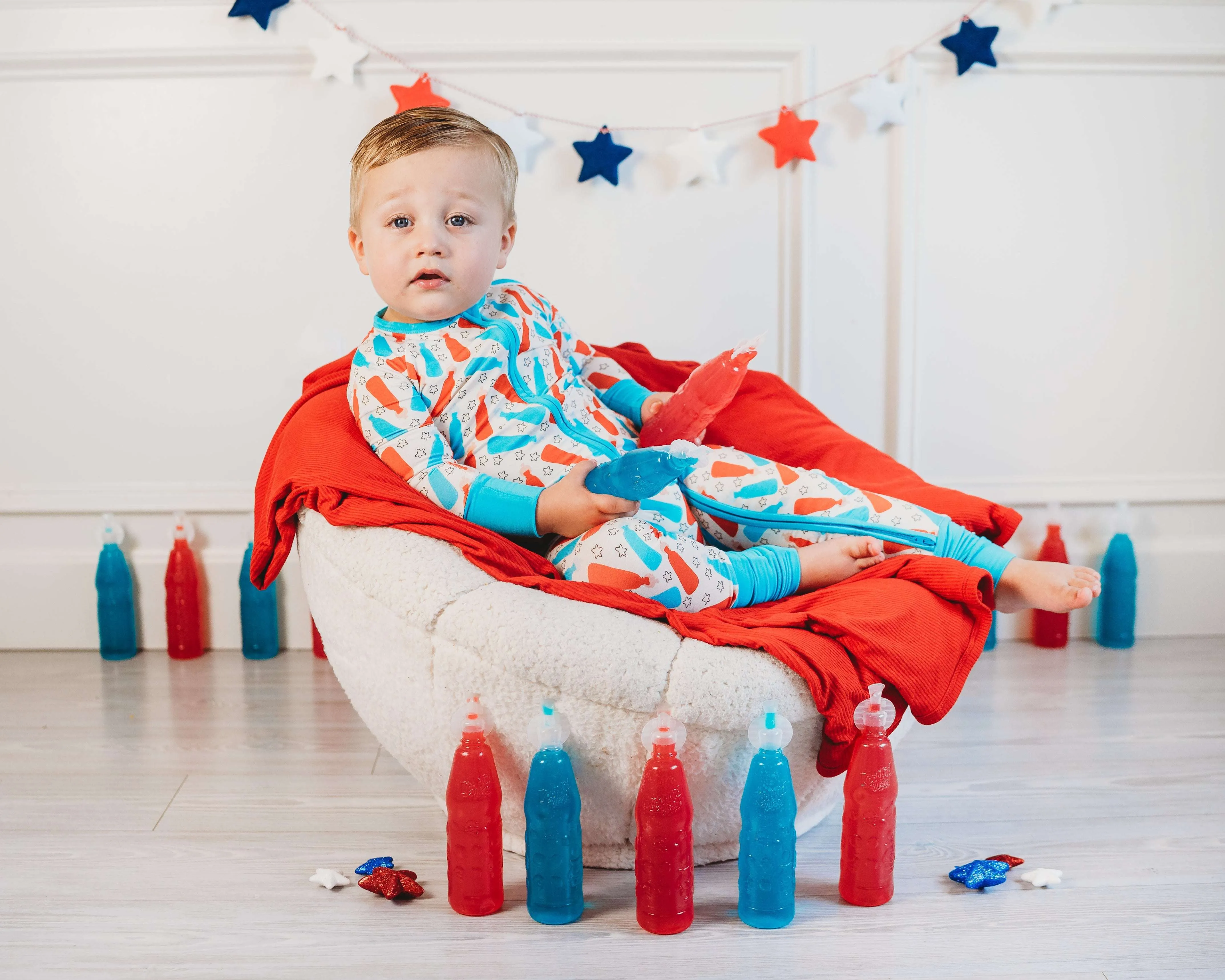 Busting Red, White & Blue Dream Romper