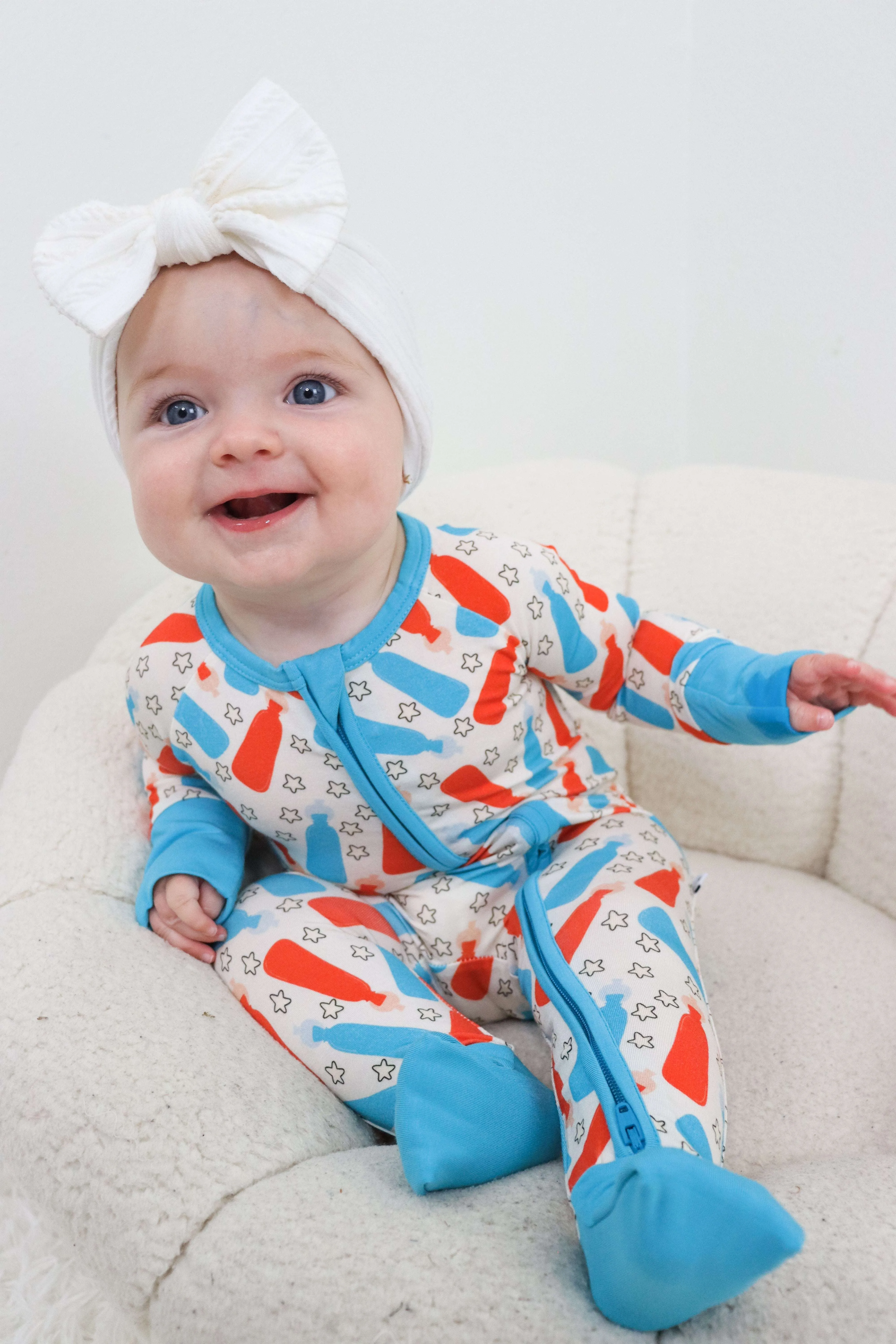 Busting Red, White & Blue Dream Romper