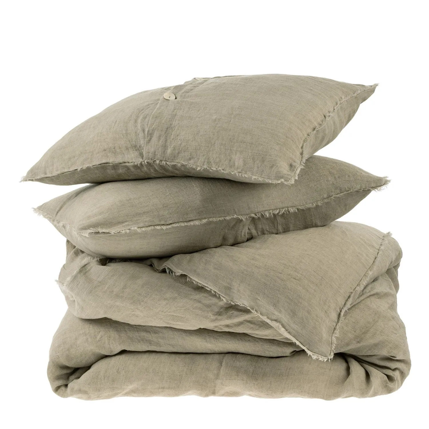 Cambri Sand Linen Duvet Cover Set