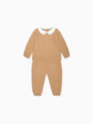 Camel Fonzo Merino Baby Knitted Set