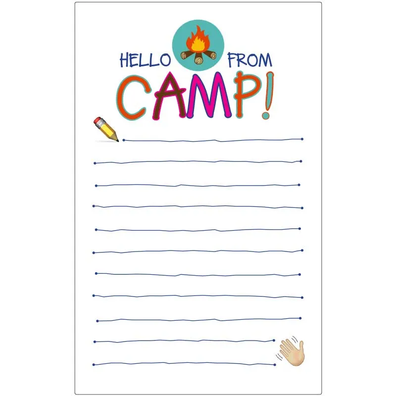 Camp Stationery - Hello From Camp!