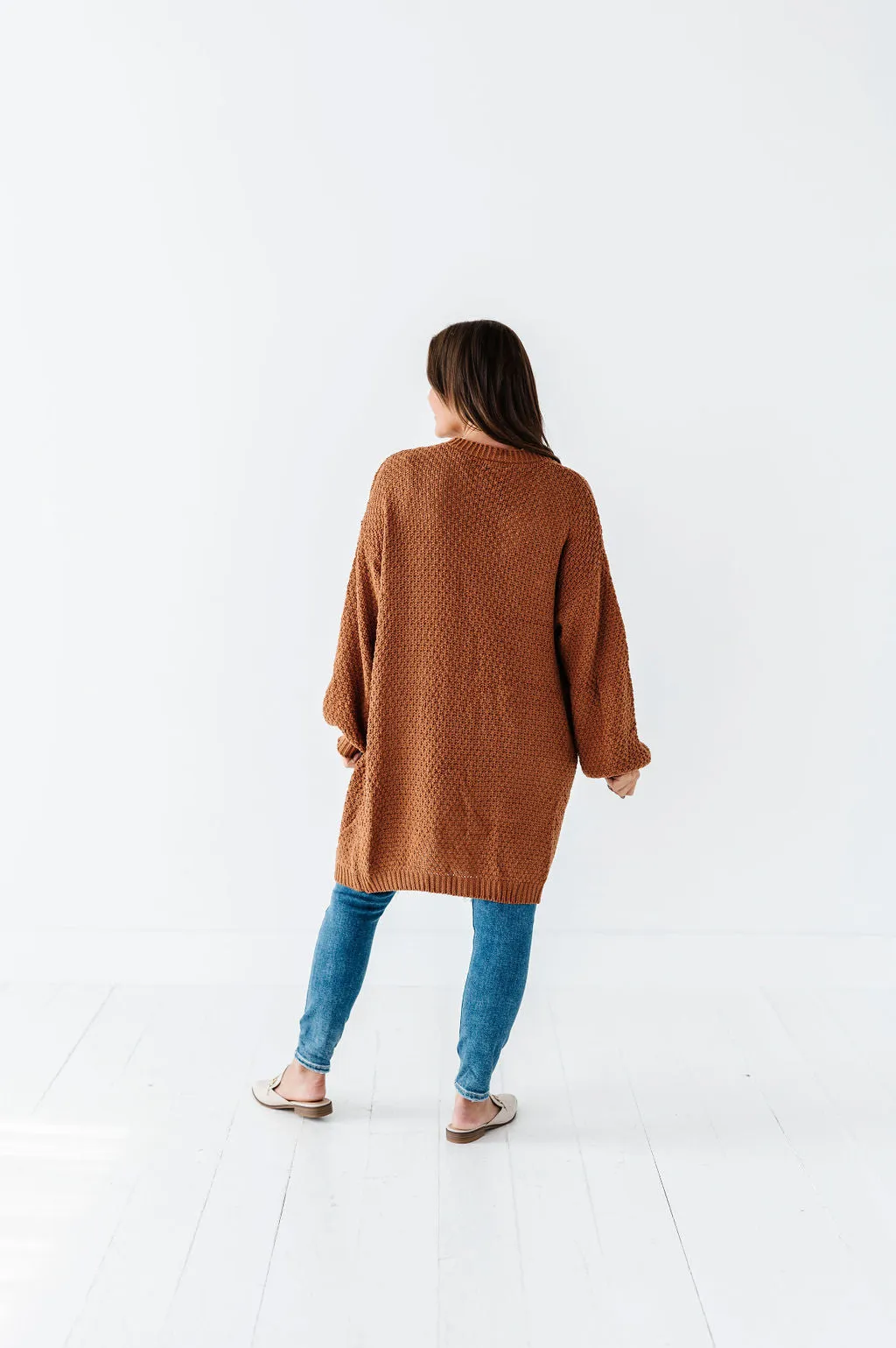 Chilton Cardigan in Brown