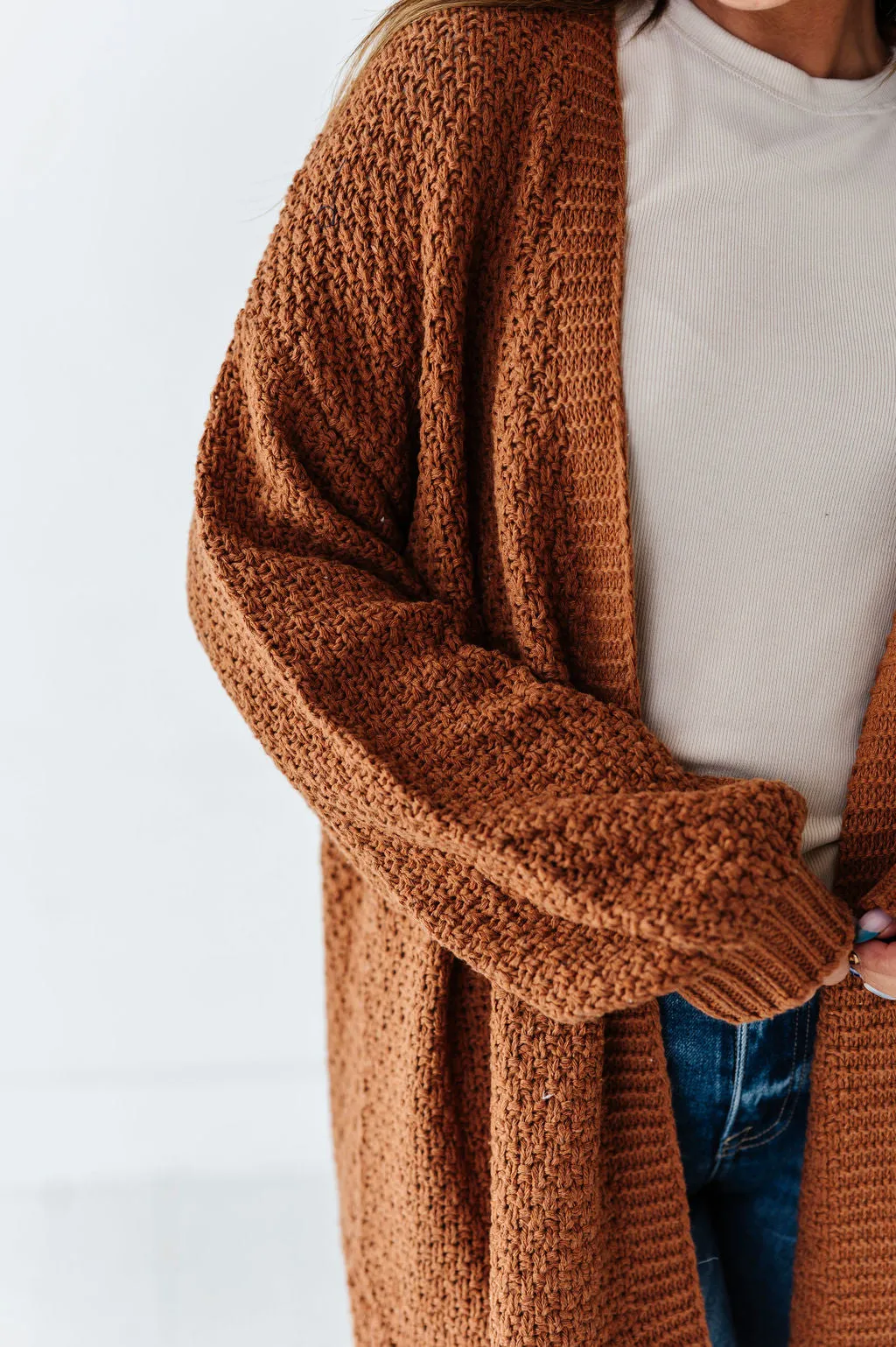 Chilton Cardigan in Brown