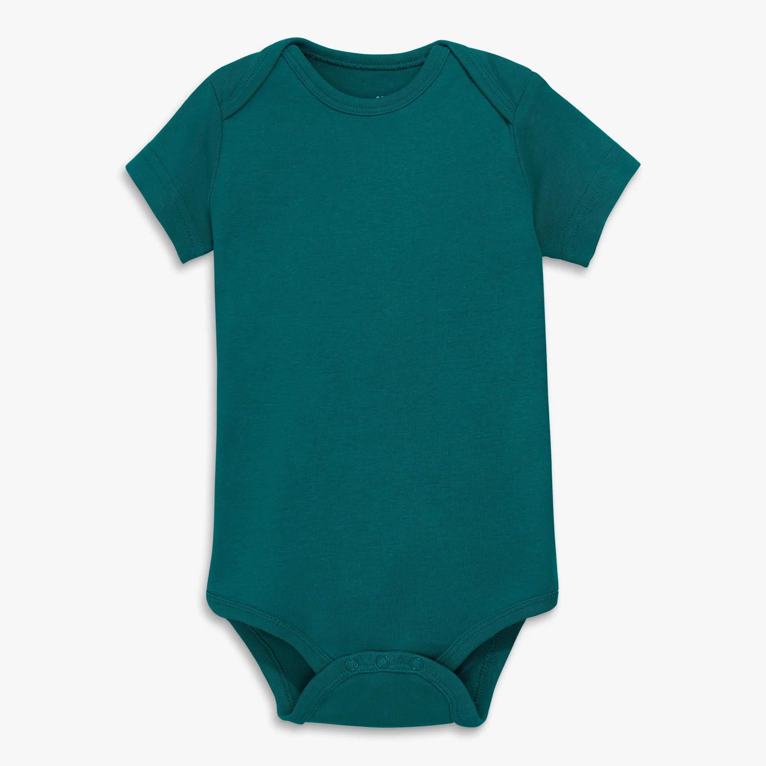 Clearance Organic Short Sleeve Babysuit in seasonal colors