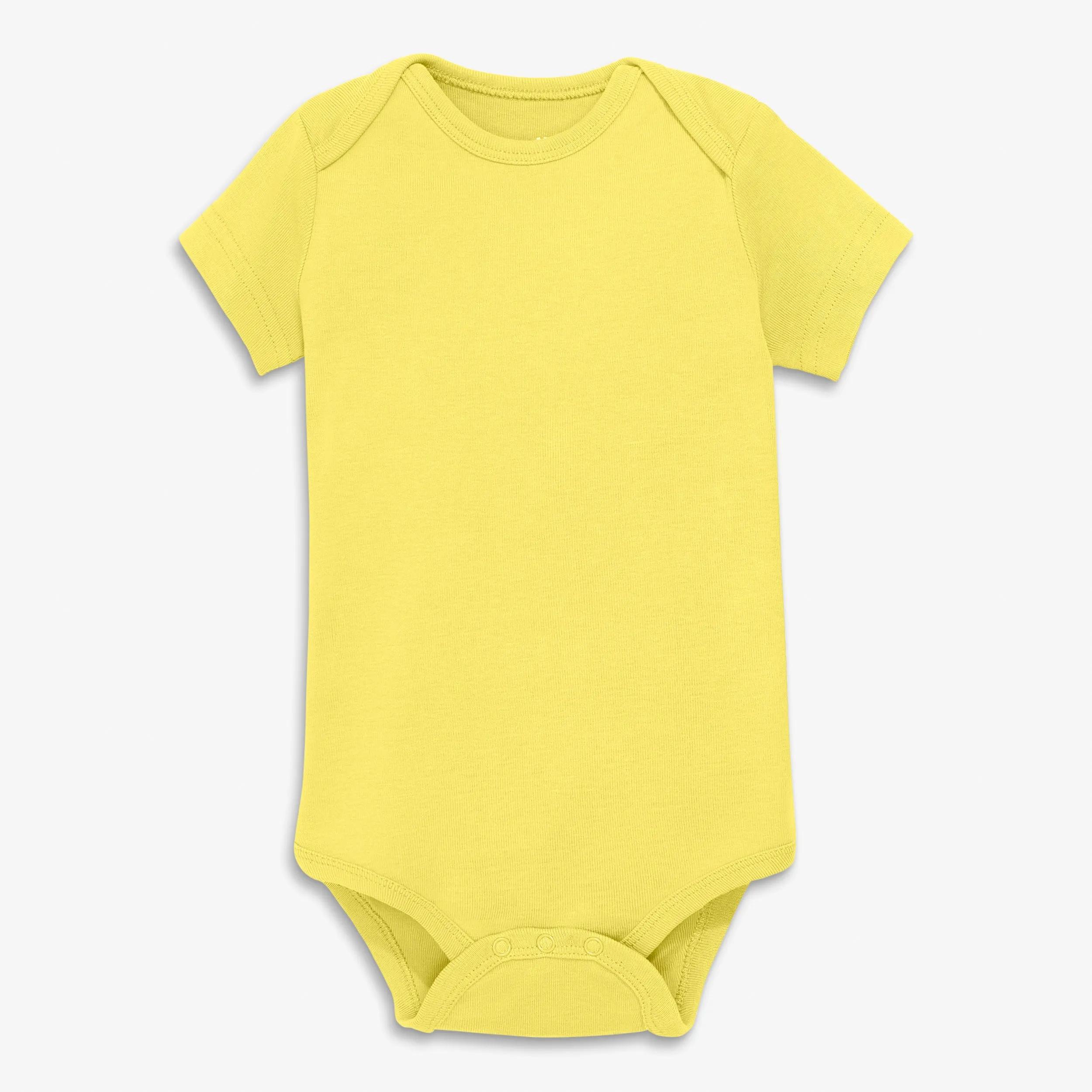 Clearance Organic Short Sleeve Babysuit in seasonal colors