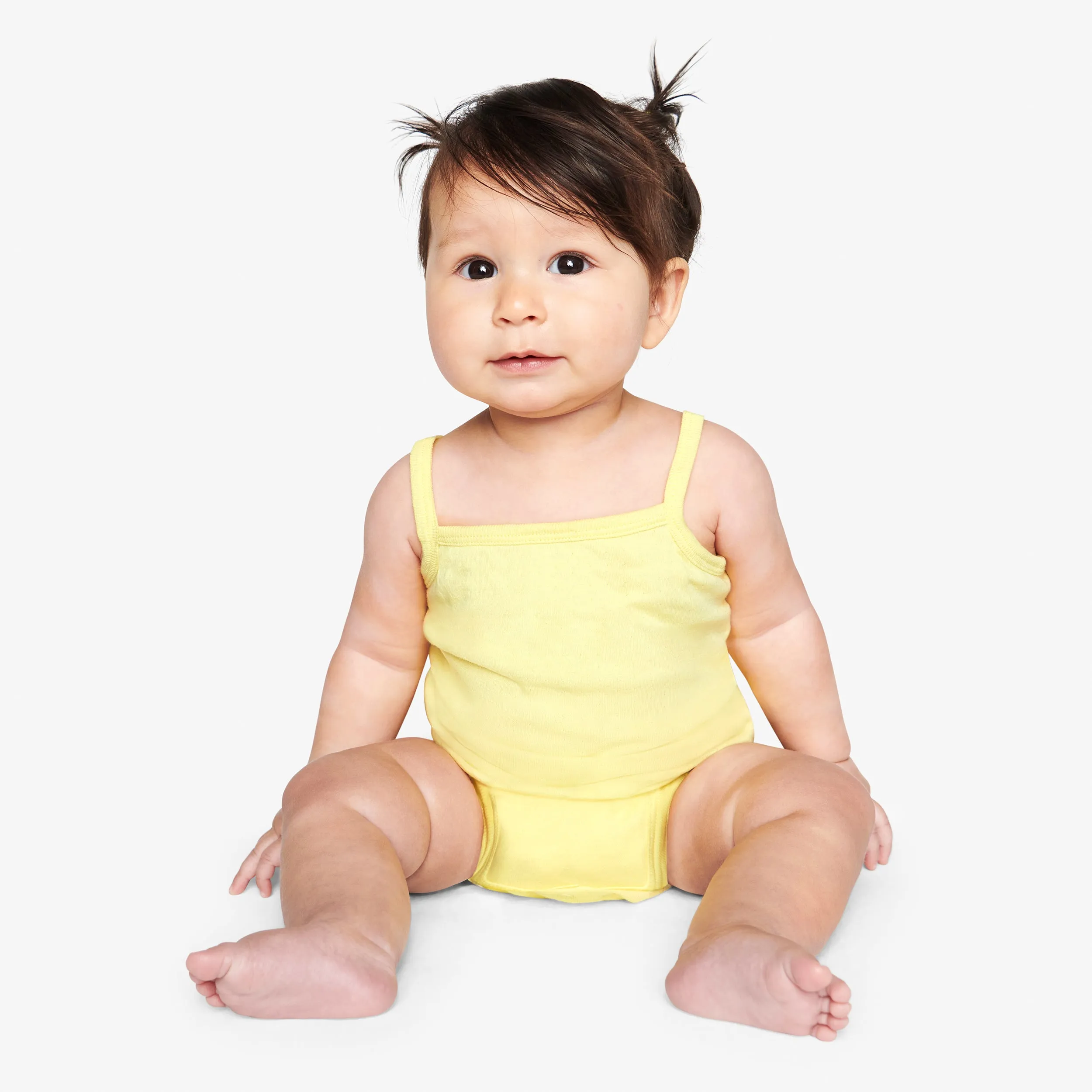 Clearance pointelle tank babysuit