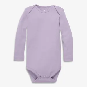 Clearance the organic long sleeve babysuit in seasonal colors