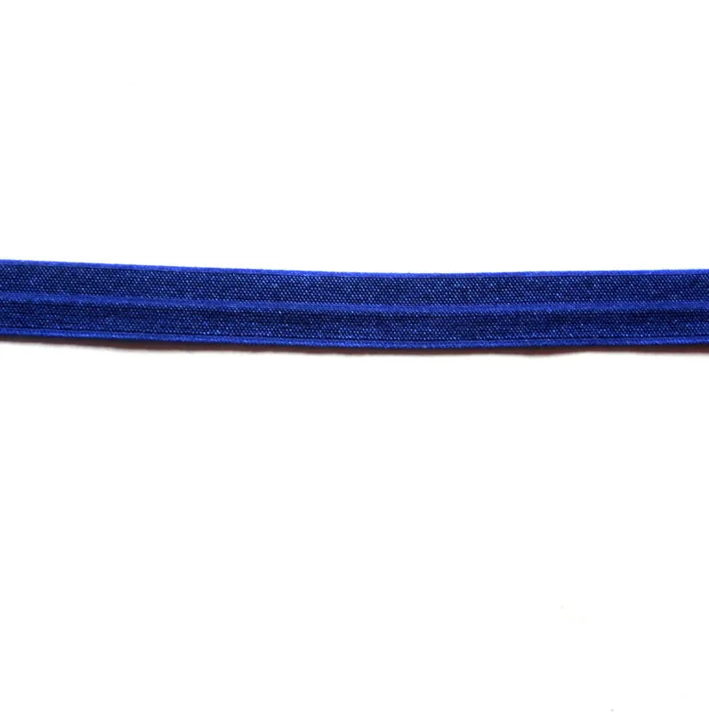 Cobalt Blue Fold Over Elastic Trim